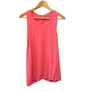Gap Fit Size Large Womens Pink Sleeveless Activewear Shirt #O-5-8-0